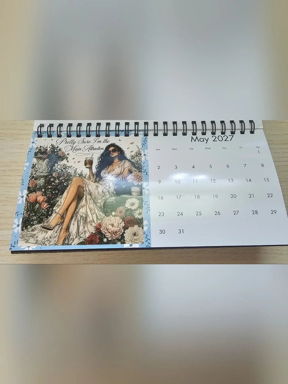 12 Months of Attitude 2027 Desk Calendar